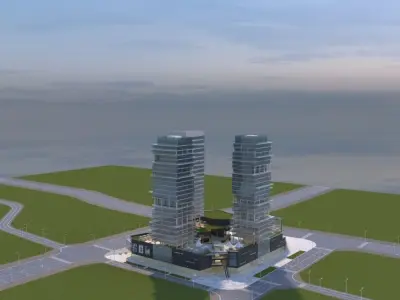Cityscape 5 3D model