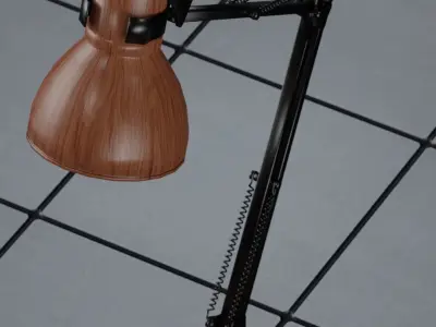 Modern desk lamp Texture