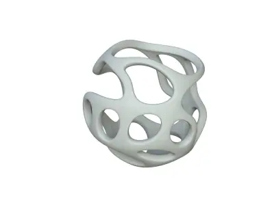 SciFi Cube Object No 22218 Low Poly Shape Texture