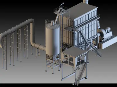 5- Factory units 3D model