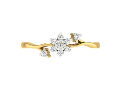 Women Ring  Render 3dm STL OBJ FBX Details 3D print model 225