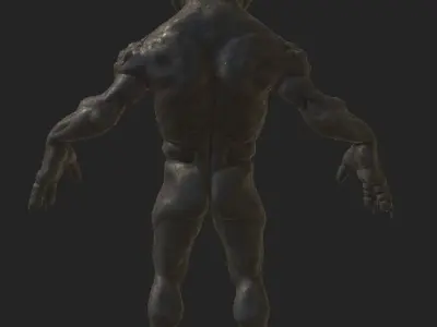 Yoda Starwars Fan Dark Side Low-poly 3D model