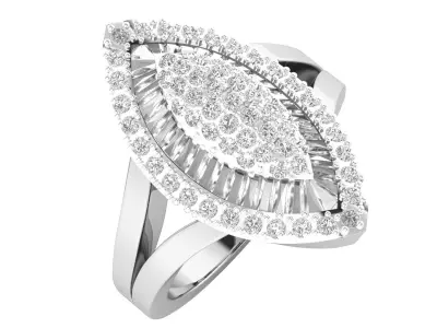 Women Ring Render 3dm STL MTL SLC OBJ FBX Details 3D print model
