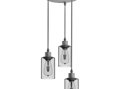CADELON Glass Pendant Light 3D model