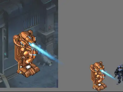 Wall Fortress - Electric Shock 01 3D model