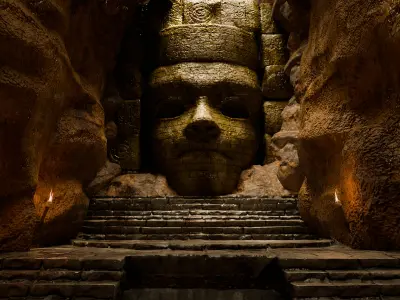 Mayan Ruins Environment Mayan Ruin Mayan Ruin Dungeon 3D model