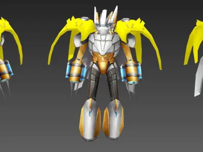ROBOTS GENERAL SUPREME Low-poly 3D model
