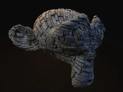 Southern Cream Cobblestone 8K Textures Texture