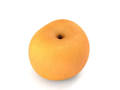 Snow Pear - Photorealistic  Scan Low-poly 3D model