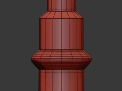 PAIR OF CHANDELIER IN BRASS HANS AGNE JAKOBSSON 3D model