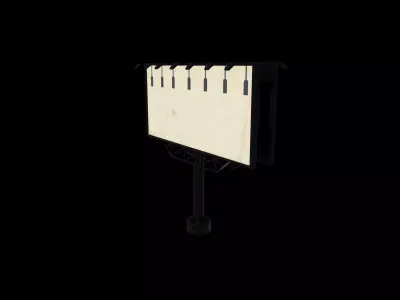 outdoor advertising billboard 05  3D model