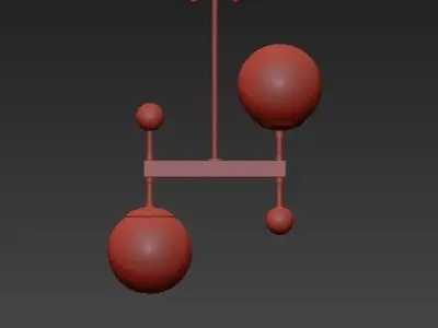 Libra Pendant 3D model purchase