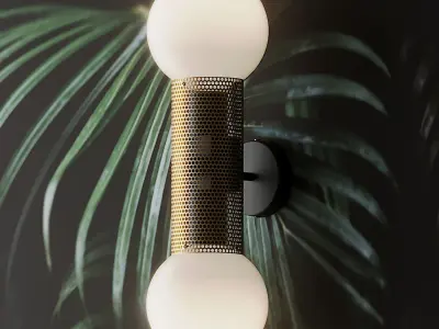Perf Double Wall Sconce by Jonathan Ben-Tovim 3D model