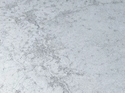 North Rhine Westphalia Road Network and Streets 3D model