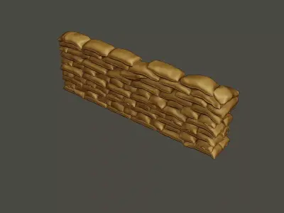 SandBags 006 3D print model