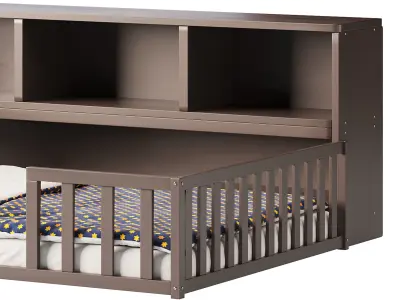 Montessori Floor Bed 3D model