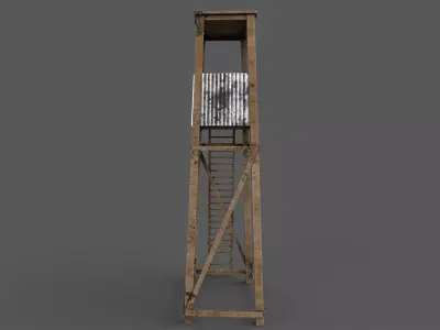Watchtower Low-poly 3D model