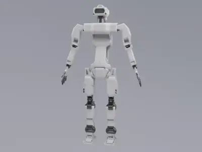 Robot - Operator 007 Low-poly 3D model