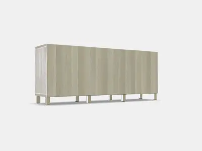 BESTA Storage combination with doors 3 Low-poly 3D model