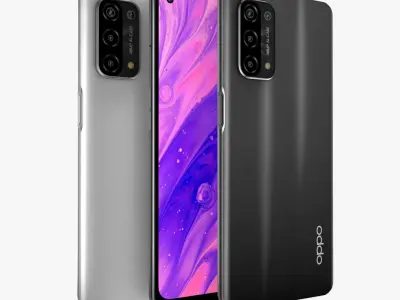 Oppo A74 5G 3D model