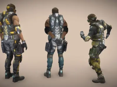 Hitech Ranger 3D model