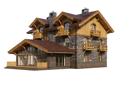 Alpine House 3D model