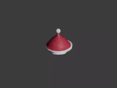 3D Model Classic Santa Hat 3D model