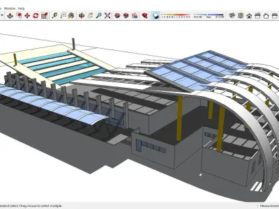 Sketchup Terminal C6 3D model