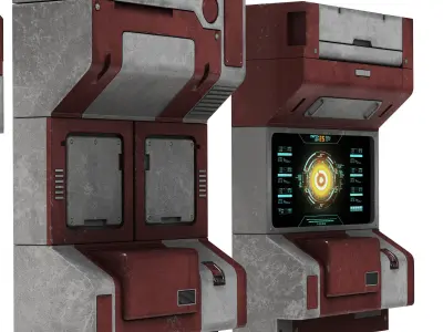 Sci-Fi elements 4 3D model