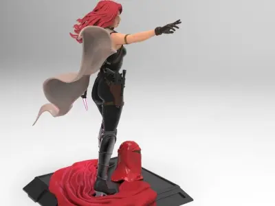 Star Wars Mara Jade 3D print model