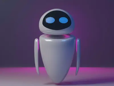 Eva Robot 3D model  Low-poly 3D model