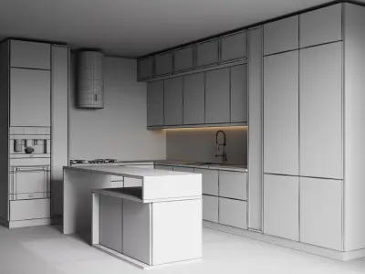 Kitchen 035 3D model