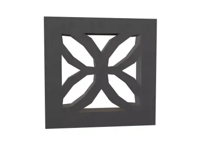 Breeze Block V2 002 Low-poly 3D model