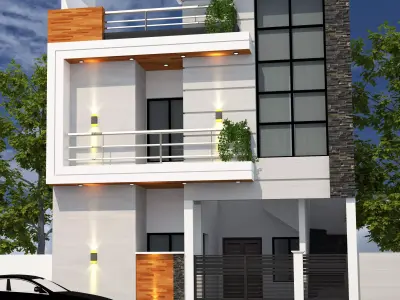 3D HOUSE MODEL ONLY-01 3D model