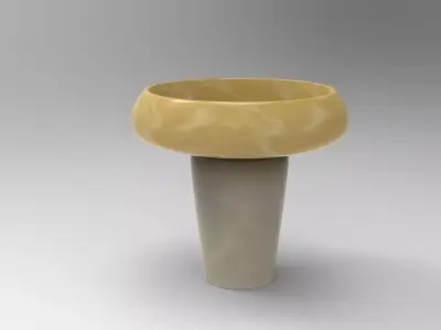Luano Vase Low-poly 3D model