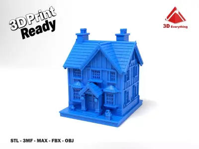 English House 2 3D print model purchase