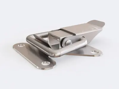 Door latch vol 02 3D model