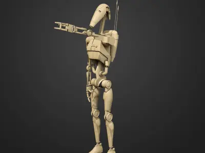 Battle Droid 3D model