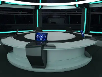 Sci Fi Interior 3D model