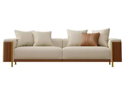 The Deven Trussardi sofa Low-poly 3D model