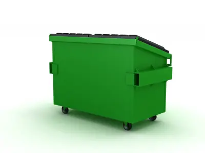 Recycling Dumpster 3D model