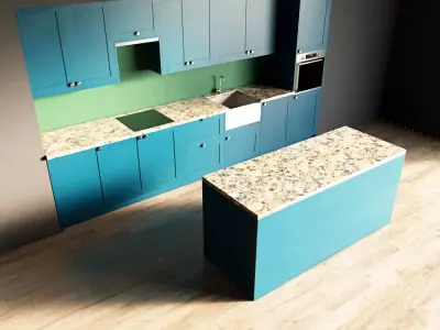 94-Kitchen10 matte 8 3D model