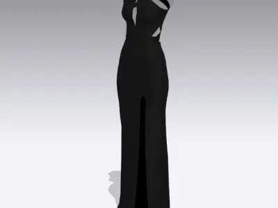 DRESS DRESS on mannequin 3D model