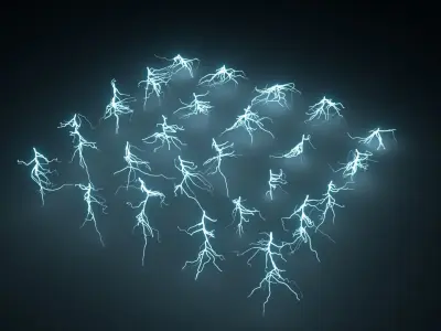 Lightning Pack v27 3D model