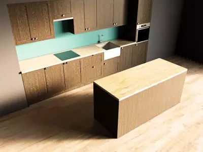 82-Kitchen10 texture 7 3D model