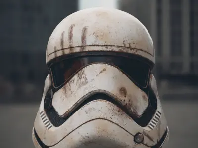 Star Wars Stormtrooper Helmet 3D model