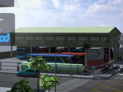 Tw Street 013 3D model