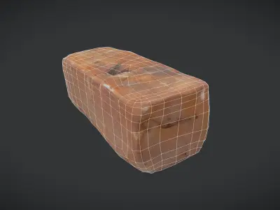 Brick 4 Low-poly 3D model