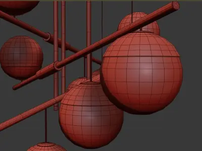 Chandelier TECHNUM 3D model