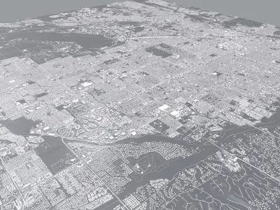 Cityscape Tucson United States 3D model